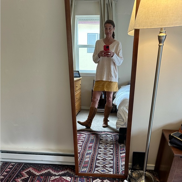 Gap Size 4 Yellow Gold Mini Skirt - Picture 2 of 6